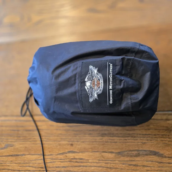 Harley-Davidson Black and Gray Windbreaker Jacket - Picture 14 of 14